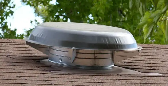 attic fan installation services with low-profile roof ventilation unit in Richmond, VA