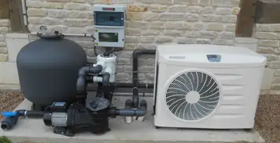 electric heater installation services with connected outdoor heating system equipment in Richmond, VA