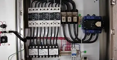 Electrical panel installation with organized circuit breakers and wiring in Richmond, VA