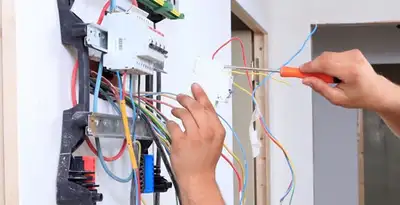 electrician services performing residential electrical panel wiring in Richmond, VA