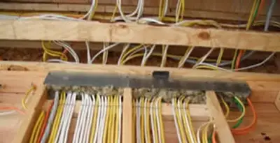 new construction wiring services with organized electrical rough-in performed by licensed electricians in Richmond, VA