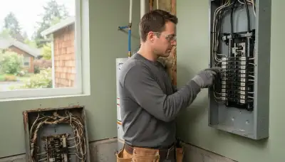 Electrical panel upgrade for an older home in Ashland, VA by professional electricians