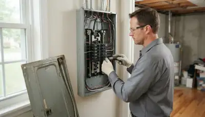 200-amp electrical panel upgrade for an older home in Chesterfield, VA
