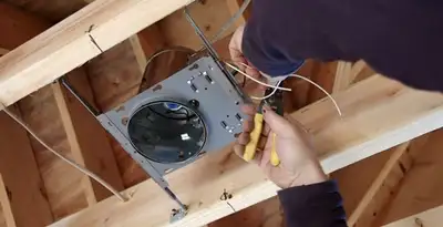 Professional recessed lighting installation with electrical wiring by licensed electricians in Richmond, VA