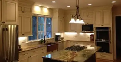 Recessed lighting installation enhancing interior lighting by professional electricians in Richmond, VA