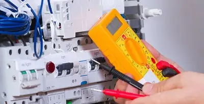Residential electrician testing home electrical panel for safety and performance in Richmond, VA