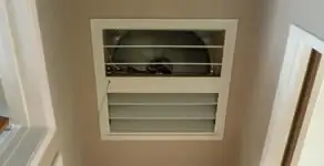 whole house fan installation services with ceiling-mounted ventilation system in Richmond, VA